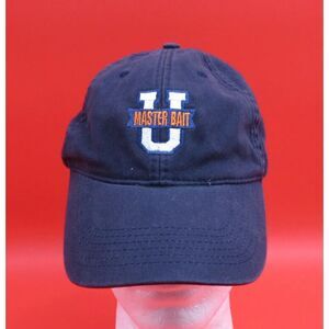 Master Bait U‎ Funny Navy Blue Baseball Trucker Hat Adjustable Fishing Cap